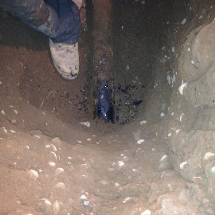orangeburg pipe outside