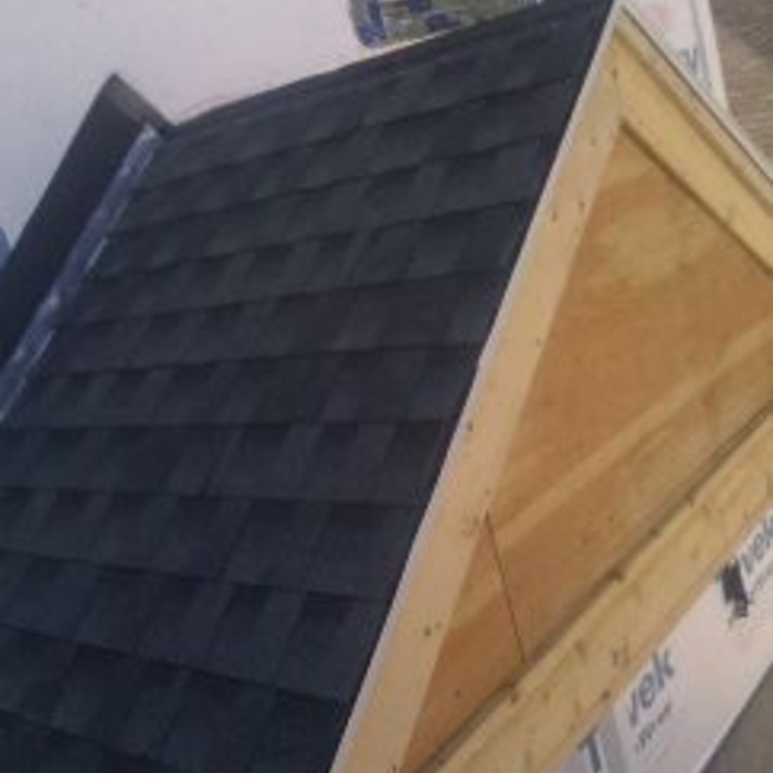 Roofing the entrance