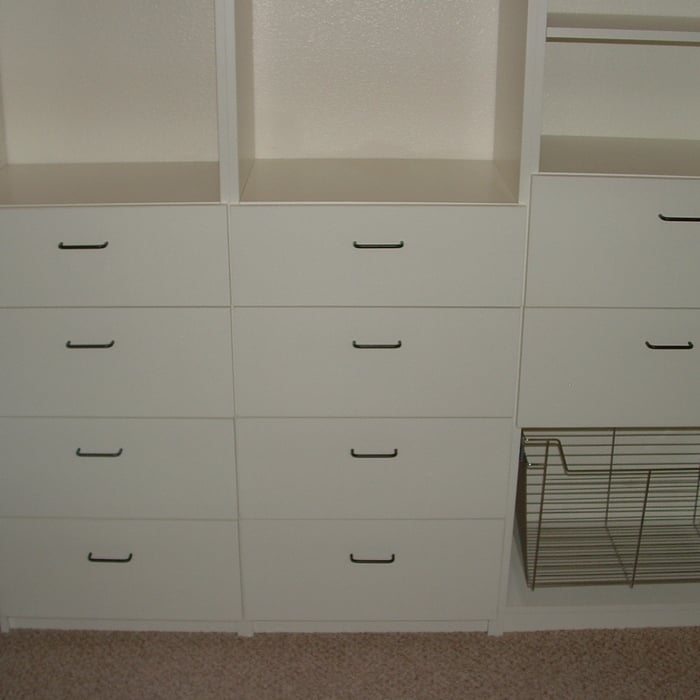 white closet