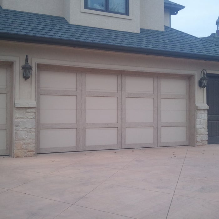 custom wood over lay door