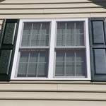 shutters pressure wash and paint.
