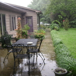 Previous Patio and Landscape