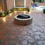 Stamped concrete