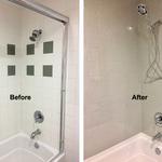 Custom "Multi-Stone" over Tile Shower
