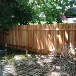 Redwood Dog Ear Two Rail