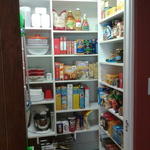 an organized pantry