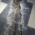 before i replaced the drain