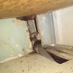 before i took the drain out