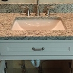 Lavatory Faucet and Plumbing After Install
