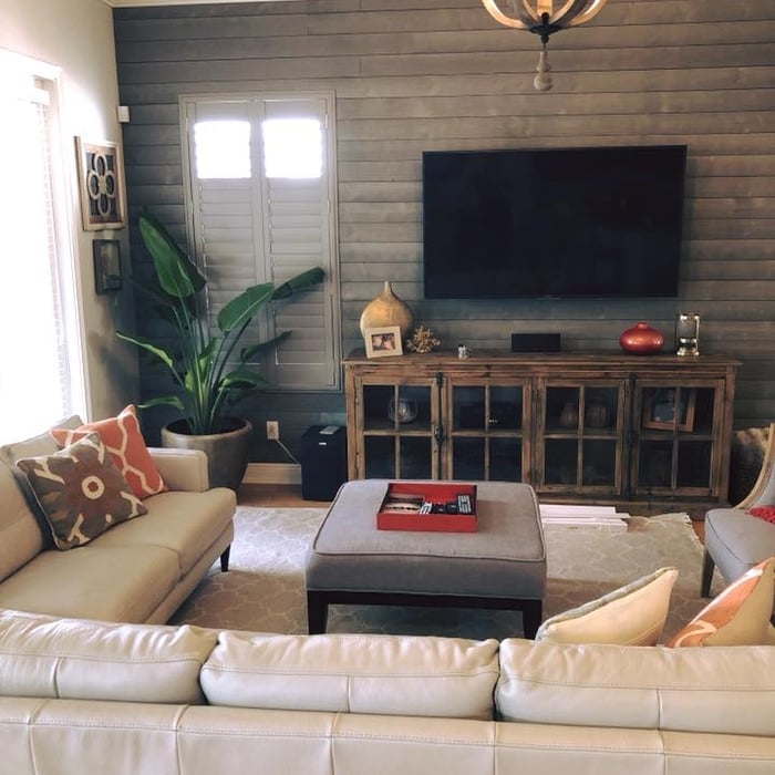 Custom Painted Plantation Shutter