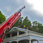 Crane Job Above Home