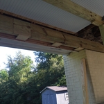 Back porch termite damage