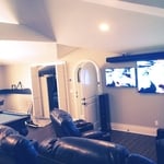 3 TV setup for watching sports