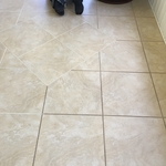 From dark grout to light