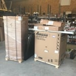 Boxes ready to go to the home