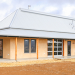 Straw bale house
