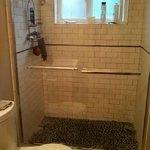 installed a glass shower