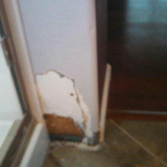 water damage / drywall repair