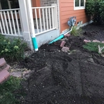 New drain pipe