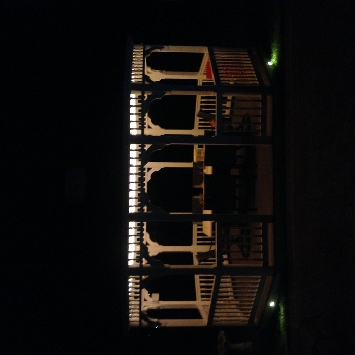 Led lighting on a Gazebo