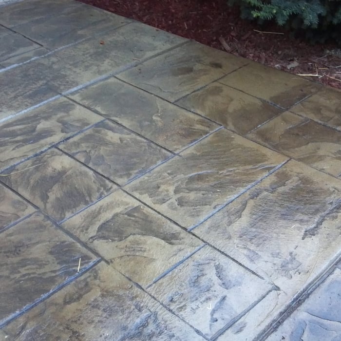 stamped concrete