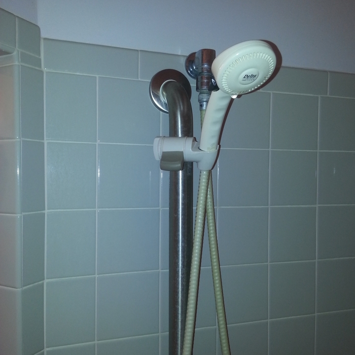 Tile Shower Before