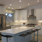 mid-century, modern kitchen