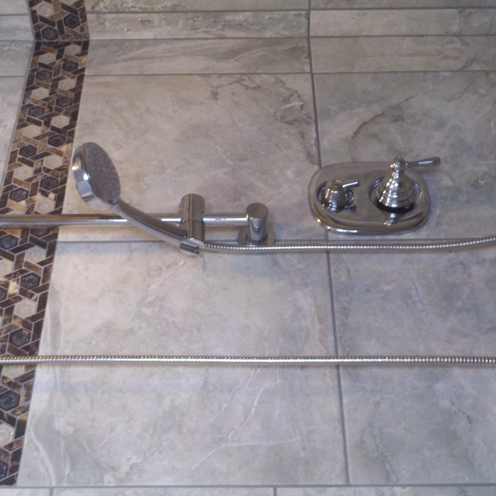tile shower