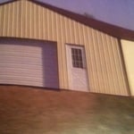 Post Frame Building Completed
