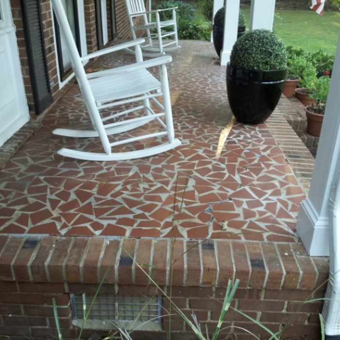 Porch before