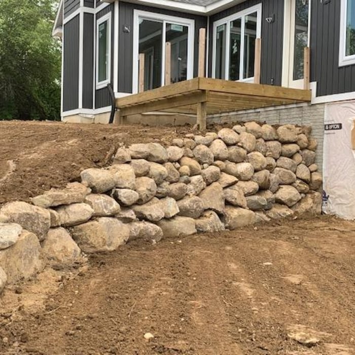 Residental Rock Wall
