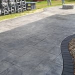 Large Stamped Patio in East Hampton