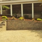 Stepped Wall at Crescent Beach in Niantic