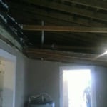 tear out of low ceiling