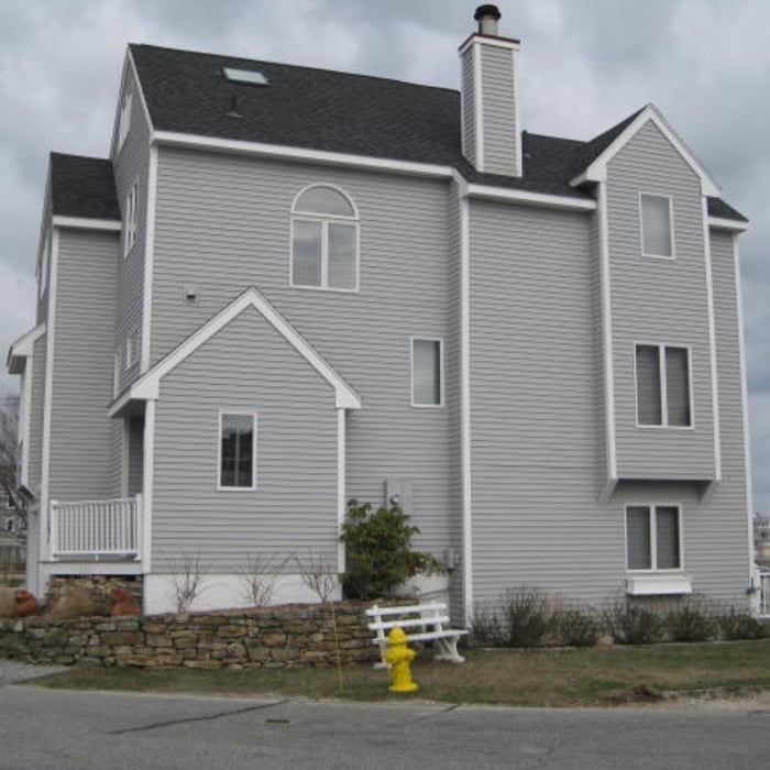 Solid Stain on Beachfront Home