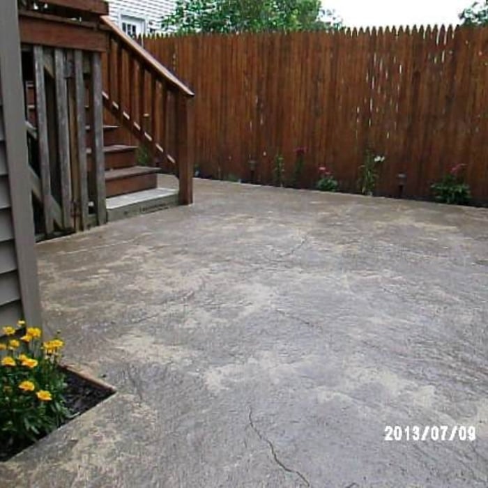 Seamless Concrete Stamp Finish