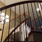 Wrought iron spindles