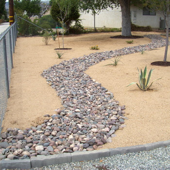 Front Yard Dry Riverbed
