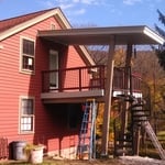 Exterior and new porch