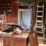 Refrigerator Taken Apart