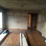 Fire Disaster Restoration - Living Room BEFORE