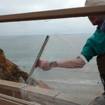 Windows and Wind-breaks cleaned