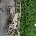 finished flagstone patio