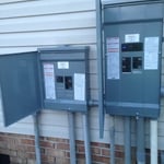 Exterior service panels after
