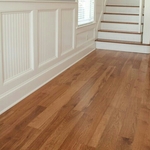 hardwoods w/ wainscoting