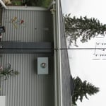 TV Antenna on pole mount