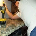 Tray Installing Undercounter Lights