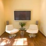 TV Hanging in Waiting Room
