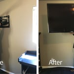 Hanging a large TV