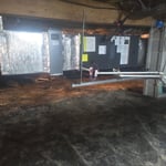 Air handler in crawl space